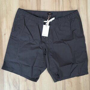 Quince Organic Stretch Cotton Ripstop Shorts Steel Grey Mens XXL